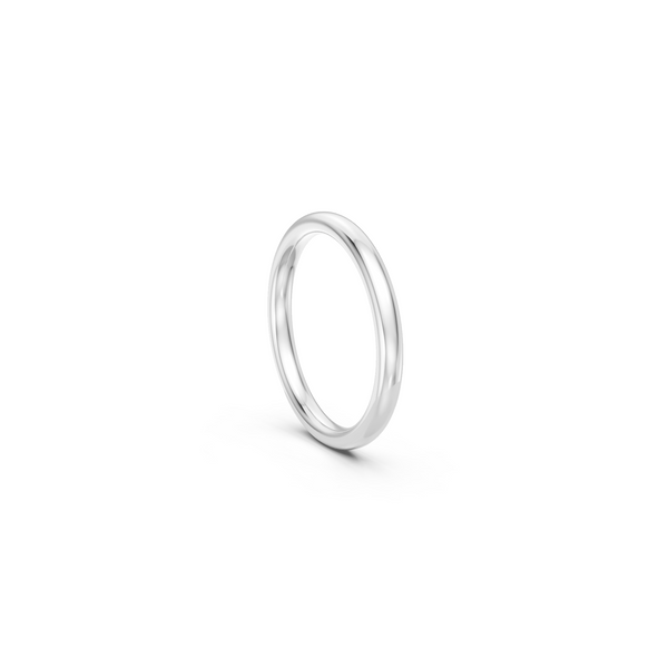 WhiteClassic2mmroundedplainband-2