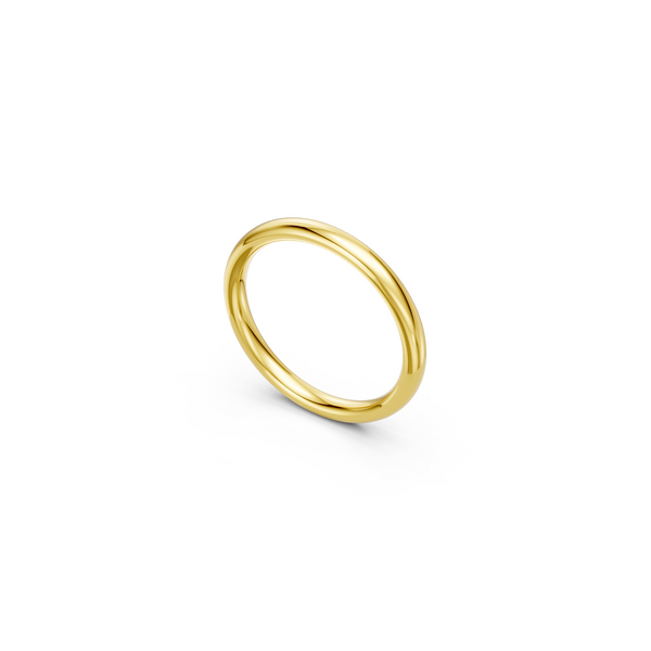 YellowClassic2mmroundedplainband-1
